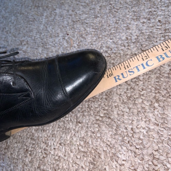 VOGEL pull on field boots custom but equivalent to 7 regular calf BLACK LEATHER - Picture 8 of 9